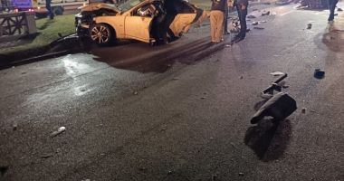 Accident teribil la intrare în stațiunea Mamaia. Patru tineri răniți, unul este mort! - 2