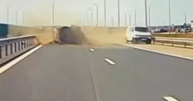 Stire din Eveniment : Tragedie pe autostradă. Un bărbat de 92 de ani a murit într-un accident violent