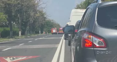 Accident cu trei autoturisme la intrarea în Eforie Sud