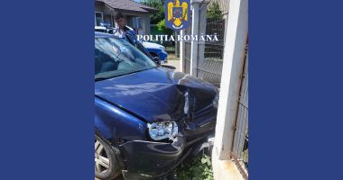 Stire din Eveniment : Beat mort, a intrat cu mașina într-un gard, pe strada Macilor, din Techirghiol