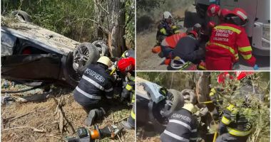 Stire din Eveniment : O femeie a rămas fără un braț și un tânăr a fost rănit în urma unui accident terifiant