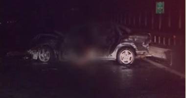 IMAGINI VIDEO DRAMATICE! Doi militari de la baza Mihail Kogălniceanu au murit într-un GRAV ACCIDENT! Mașina în care se aflau a luat foc - 2