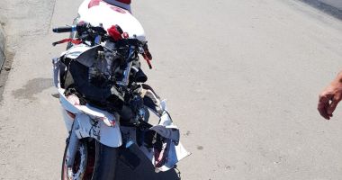 Stire din Eveniment : Accident rutier în Medgidia! Un motociclist a fost rănit