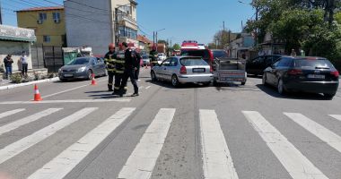 Accident rutier la intrare în Valu lui Traian - 2