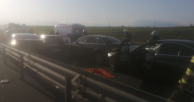 Stire din Eveniment : Accident rutier pe Autostrada Soarelui, pe sensul de mers spre București