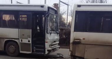 ACCIDENT GRAV! Trei autobuze au fost implicate, patru victime