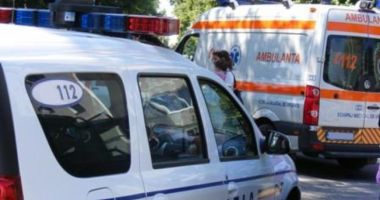 ACCIDENT RUTIER, la CRUCEA! O victimă a fost transportată la spital