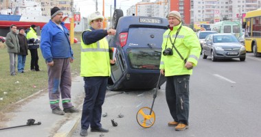 Accident rutier spectaculos la intrare în Constanța - 2