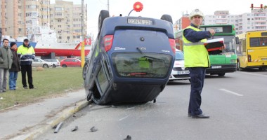 Accident rutier spectaculos la intrare în Constanța - 3