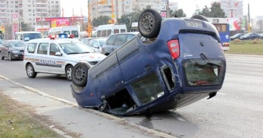 Accident rutier spectaculos la intrare în Constanța - 4
