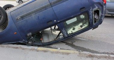 Accident rutier spectaculos la intrare în Constanța - 5