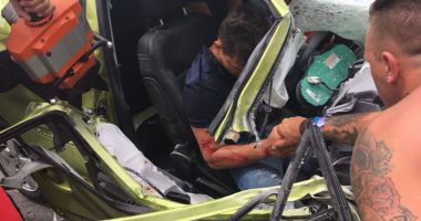 Trei tineri răniți grav într-un accident, pe drumul spre Costinești - 2