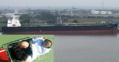 Accident de muncă la bordul unui petrolier