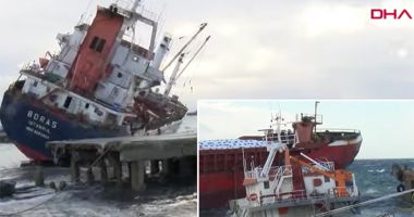 Stire din Eveniment : Accidente navale în lanț în portul Tuzla