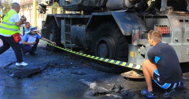 Accident rutier grav în stațiunea Mamaia, urmat de un incendiu de proporții - 8
