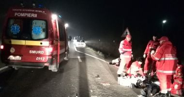 Stire din Eveniment : Accident rutier produs la ieșirea din Ovidiu. O persoană este încarcerată
