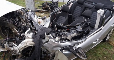 Polițist de frontieră, mort într-un groaznic accident rutier - GALERIE FOTO