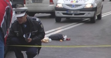 Un polițist a accidentat  mortal un pieton care traversa regulamentar