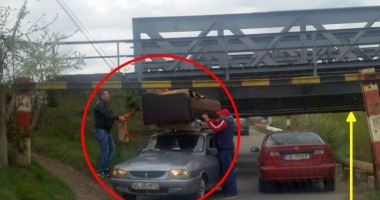 Accident de cascadorii râsului. Fotografia a devenit virală