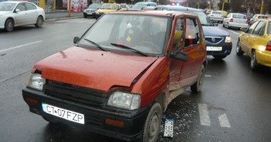 Accident în zona Universității Șaguna / Vezi FOTO - 2