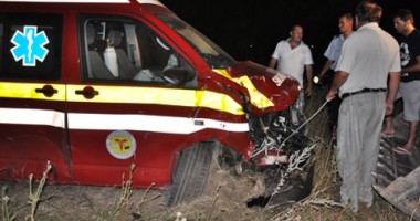 Stire din Eveniment : Ambulanță cu o gravidă în travaliu, implicată într-un grav accident