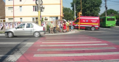 Mopedist lovit de șoferul unui BMW - 4