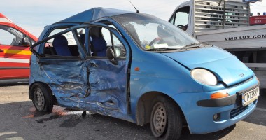 Accident rutier grav la ieșire din Constanța! GALERIE FOTO