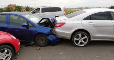 Accident în lanț la ieșire din Constanța! Șapte autovehicule implicate - 3