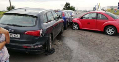Accident în lanț la ieșire din Constanța! Șapte autovehicule implicate - 2