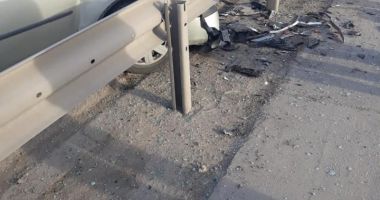 Galerie foto. Accident grav, la ieșire de pe podul Ovidiu. Sunt implicate două autoturisme și un tir - 3