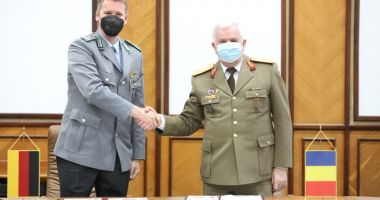 Stire din Eveniment : Acord de parteneriat între asociațiile de rezerviști militari din România și Germania