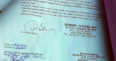 Galerie FOTO. Acte medicale privind sănătatea lui Nicușor Constantinescu, apostilate de Departamentul de Stat al SUA - 7