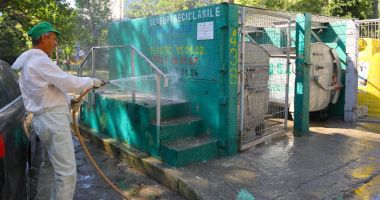 Acțiuni de dezinfecție a platformelor de deșeuri, în municipiul Constanța - 2