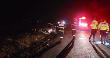 Stire din Eveniment : Accidentul cu şase victime, printre care şi un minor, de pe DN 5 C, produs de un bărbat băut şi fără permis