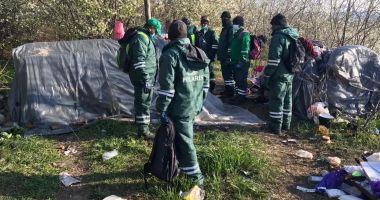 Adăposturi improvizate descoperite şi dezafectate, la Constanţa - 2