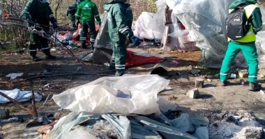 Adăposturi improvizate descoperite şi dezafectate, la Constanţa - 3
