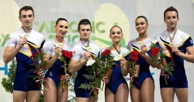 Stire din Sport : Aerobicii Farului au dus România  pe podium, la Europene