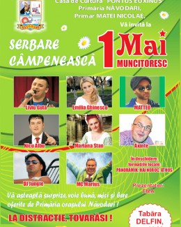 Petrecere muncitorească de 1 Mai, la Năvodari