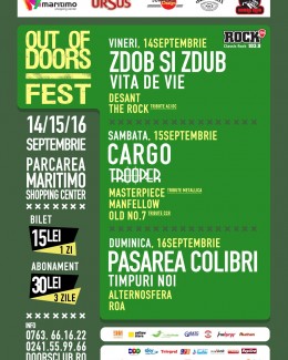 Prima ediție a Out of Doors Fest va include și work-shopuri! - 2