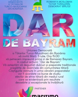 Stire din Politică-Administrație : UDTTMR organizează acțiunea "Dar de Bayram"