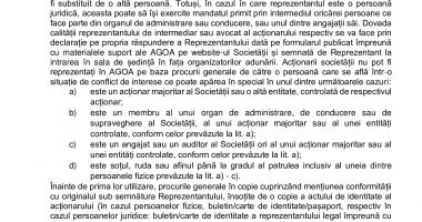 Consiliul de Administrație al Societății OIL TERMINAL S.A. convoacă Adunarea Generală Ordinară a Acţionarilor în data de 30.10.2025, ora 11.00 - 4