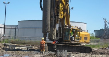A început construcția  terminalului de cereale Comvex - 5