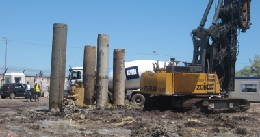 A început construcția  terminalului de cereale Comvex - 6