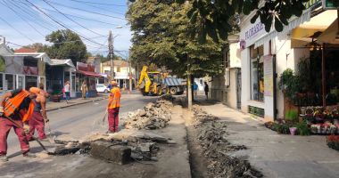 Galerie foto. A început reabilitarea trotuarelor pe strada Ștefan Mihăileanu din Constanța - 2