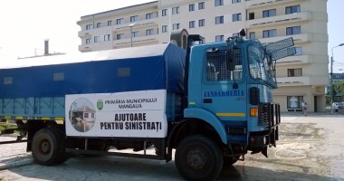 Stire din Politică-Administrație : Ajutoarele din Mangalia  au ajuns la sinistrații din județul Olt