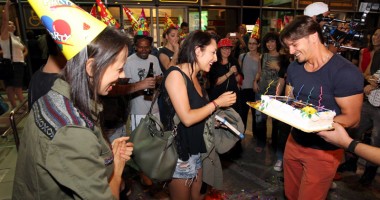 Stire din Monden : Andra, surprinsă de ziua ei de colegii de la "Românii au Talent"