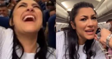 Stire din Actualitate : Andra, show în avion, împreună cu pasagerii! Imaginile au devenit virale: ”Cel mai cool zbor”
