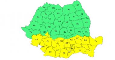 Cod galben de intensificări ale vântului în Dobrogea