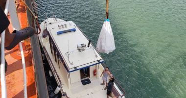 18 membri ai echipajului de pe nava BAY 10 aflată pe Dunăre au primit ajutor, din partea autorităților române - 3
