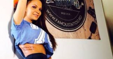 Stire din Monden : Andreea Antonescu, tatuaj inedit pe corp